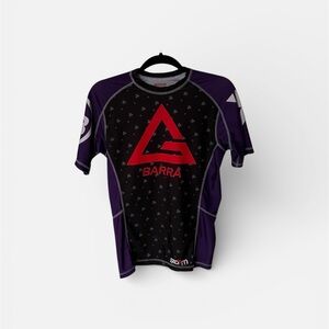 Gracie Barra Rash Guard XS Shirt Top Jersey Training BJJ jiu-jitsu Equip Storm